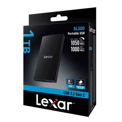雷克沙（Lexar） SL300 1TB 移动硬盘 typec高速2000MB/s